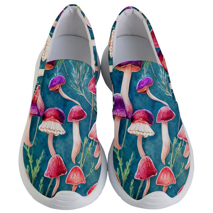 Forest Mushroom Women s Lightweight Slip Ons