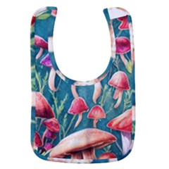 Forest Mushroom Baby Bib by GardenOfOphir