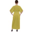 Ceylon Yellow	 - 	V-Neck Boho Style Maxi Dress View2