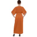 Halloween Orange	 - 	V-Neck Boho Style Maxi Dress View2