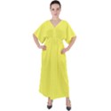 Unmellow Yellow	 - 	V-Neck Boho Style Maxi Dress View1