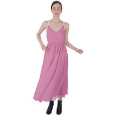 Cadi Pink	 - 	tie Back Maxi Dress