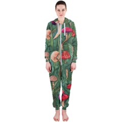 Fairycore Mushroom Hooded Jumpsuit (ladies) by GardenOfOphir