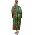 Fairycore Mushroom Maxi Velvet Kimono View2