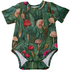 Fairycore Mushroom Baby Short Sleeve Bodysuit by GardenOfOphir