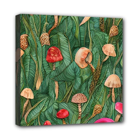 Fairycore Mushroom Mini Canvas 8  X 8  (stretched) by GardenOfOphir