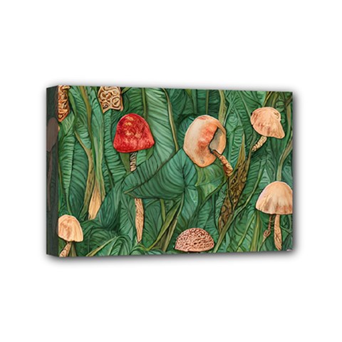 Fairycore Mushroom Mini Canvas 6  X 4  (stretched)