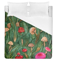 Fairycore Mushroom Duvet Cover (queen Size) by GardenOfOphir