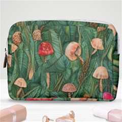 Fairycore Mushroom Make Up Pouch (medium) by GardenOfOphir