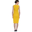 Mikado Yellow	 - 	Classic Sleeveless Midi Dress View2