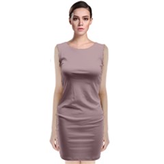 Wood Rose	 - 	classic Sleeveless Midi Dress by ColorfulDresses