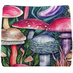 Foraging Mushroom Seat Cushion by GardenOfOphir