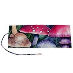 Foraging Mushroom Roll Up Canvas Pencil Holder (s) by GardenOfOphir