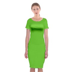 Jasmine Green	 - 	Classic Short Sleeve Midi Dress