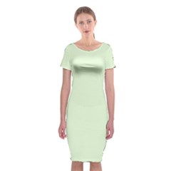 Nyanza Green	 - 	classic Short Sleeve Midi Dress by ColorfulDresses