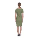 Calliste Green	 - 	Classic Short Sleeve Midi Dress View2