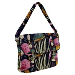 Natural Mushroom Buckle Messenger Bag by GardenOfOphir