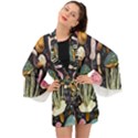 Natural Mushroom Long Sleeve Kimono View1