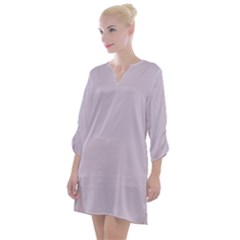 Languid Lavender Purple	 - 	open Neck Shift Dress by ColorfulDresses