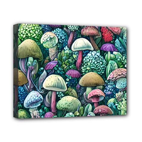 Mushroom Core Fairy Canvas 10  X 8  (stretched) by GardenOfOphir