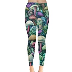 Mushroom Core Fairy Leggings  by GardenOfOphir