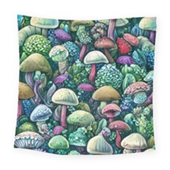 Mushroom Core Fairy Square Tapestry (large) by GardenOfOphir