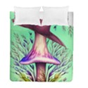 Tiny Witchy Mushroom Duvet Cover Double Side (Full/ Double Size) View1