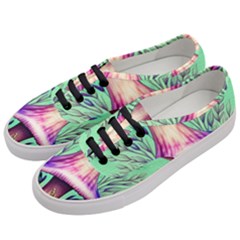 Tiny Witchy Mushroom Women s Classic Low Top Sneakers by GardenOfOphir