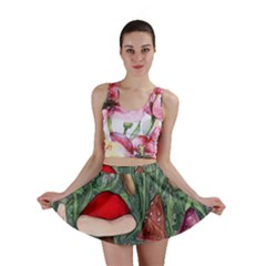 Fairycore Mushroom Forest Mini Skirt by GardenOfOphir