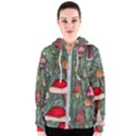 Fairycore Mushroom Forest Women s Zipper Hoodie View1