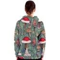 Fairycore Mushroom Forest Women s Zipper Hoodie View2