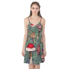 Fairycore Mushroom Forest Camis Nightgown  by GardenOfOphir