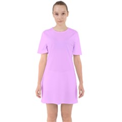 Blossom Pink	 - 	sixties Short Sleeve Mini Dress