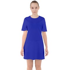 Admiral Blue	 - 	sixties Short Sleeve Mini Dress