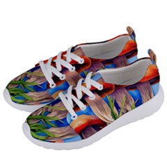 Garden Mushrooms In A Flowery Craft Women s Lightweight Sports Shoes by GardenOfOphir