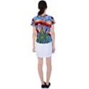 Garden Mushrooms In A Flowery Craft Women s Sports Top View2