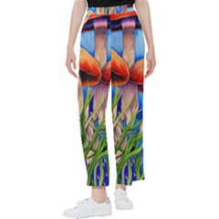 Garden Mushrooms In A Flowery Craft Women s Pants  by GardenOfOphir