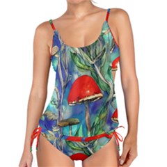 Woodsy Mushroom Forest Foraging Tankini Set by GardenOfOphir