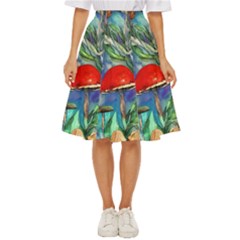 Woodsy Mushroom Forest Foraging Classic Short Skirt by GardenOfOphir