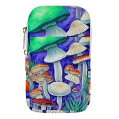 Farmcore Mushroom Foraging In A Forrest Waist Pouch (small) by GardenOfOphir