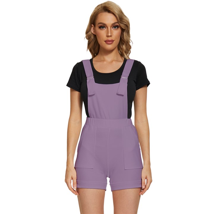 Dusty Lavender Purple	 - 	Short Overalls