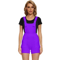 Electric Purple	 - 	short Overalls