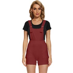 Berry Red	 - 	short Overalls