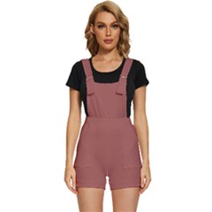 Redwood Red	 - 	short Overalls by ColorfulWomensWear