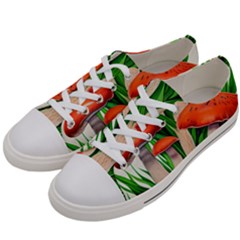 Fairycore Forest Mushroom Men s Low Top Canvas Sneakers