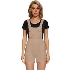 Soft Sand	 - 	short Overalls by ColorfulWomensWear