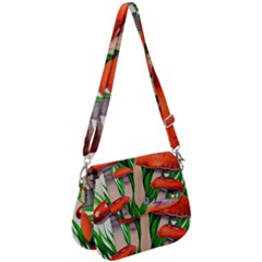 Fairycore Forest Mushroom Saddle Handbag by GardenOfOphir