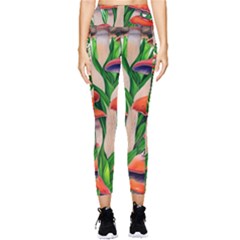 Fairycore Forest Mushroom Pocket Leggings  by GardenOfOphir