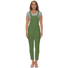 Crocodile Green	 - 	pinafore Overalls Jumpsuit by ColorfulWomensWear