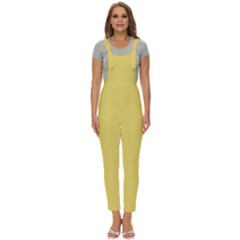 Arylide Yellow	 - 	pinafore Overalls Jumpsuit by ColorfulWomensWear